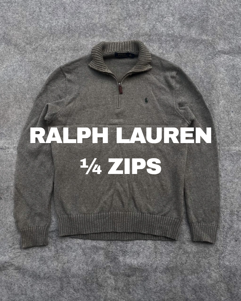5 ralph lauren 1/4 zip only