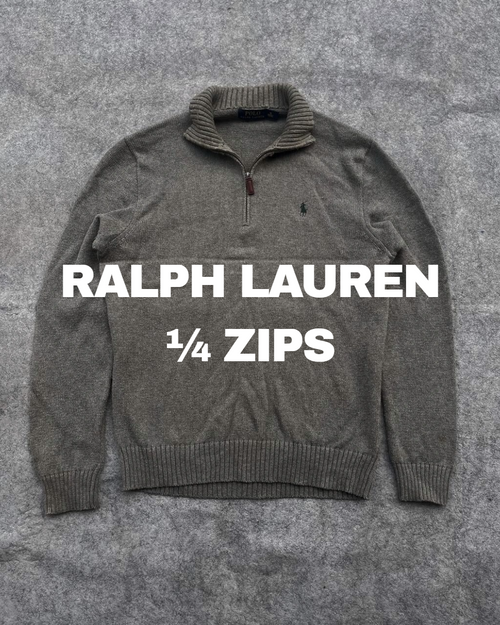 5 ralph lauren 1/4 zip only