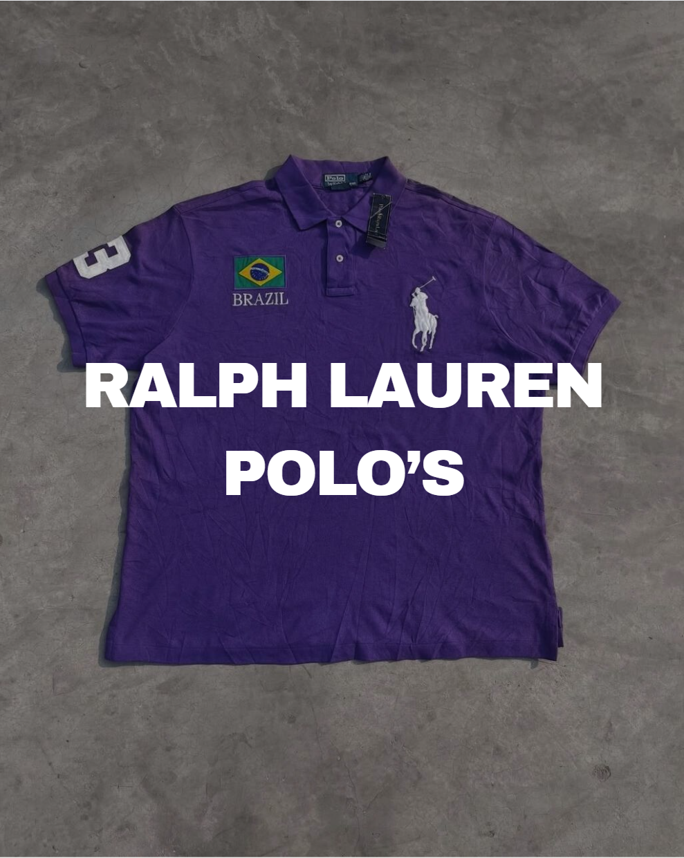 5 ralph lauren polo's